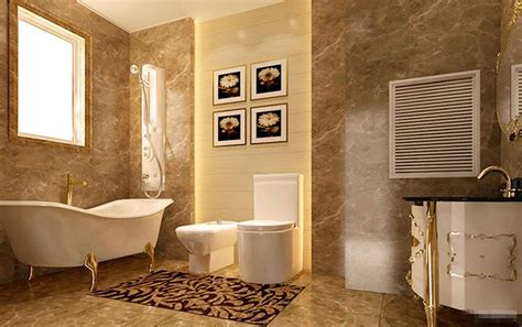中式风格隔断卫生间浴缸洗手台设计-房天下装修效果图