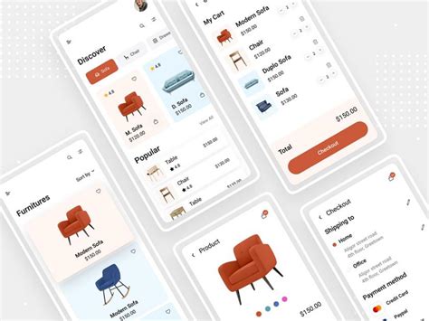 《爱家居》 文艺类家具app|UI|APP界面|YM韩十三_原创作品-站酷ZCOOL