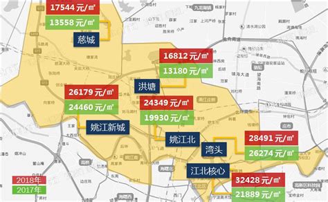 宁波最新房价地图出炉，第一梯队长丰、海曙北两大版块均价4W+！-宁波楼盘网