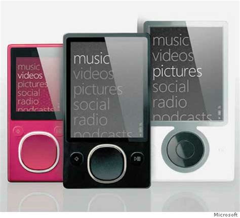 Microsoft has new Zune music players to take on iPods