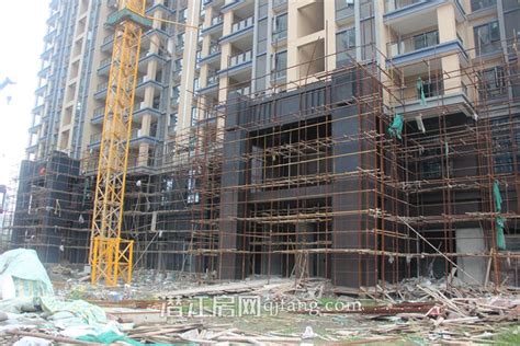 樟华国际9月工程进度 5号楼正在建地上9层_潜江房网