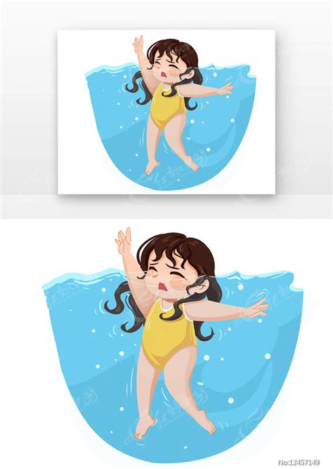 女孩游泳溺水素材_游泳运动图片_体育运动图片_第8张_红动中国