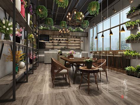 《花艺咖啡吧》宜宾咖啡吧设计|宜宾咖啡馆设计公司|空间|家装设计|宜宾咖啡厅设计I - 原创作品 - 站酷 (ZCOOL)