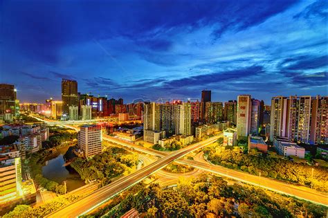 全景航拍广州天河区城市建筑群高清图片下载-正版图片501632070-摄图网