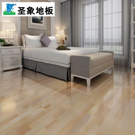 必美地板环保强化复合北欧风地暖耐磨家用客厅卧室木地板