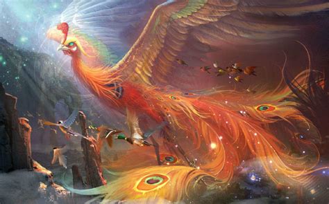 神话火焰凤凰翅膀飞翔图标PNG背景图片 中国风火凤凰图案插图素材-淘宝网