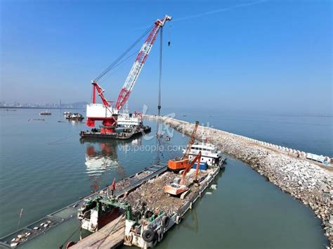 江苏连云港：连岛国家级中心渔港建设加速度-人民图片网