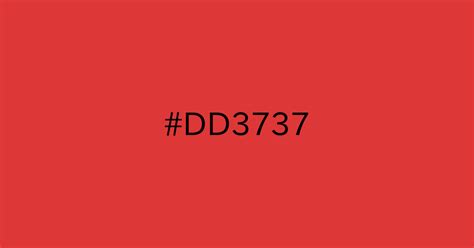 #DD3737｜カラーサイト.com