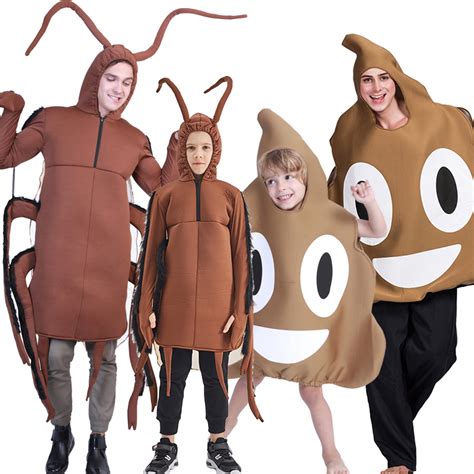 厂家现货搞怪派对自拍动物蟑螂连体扮演服装万圣节派对道具表演服-阿里巴巴