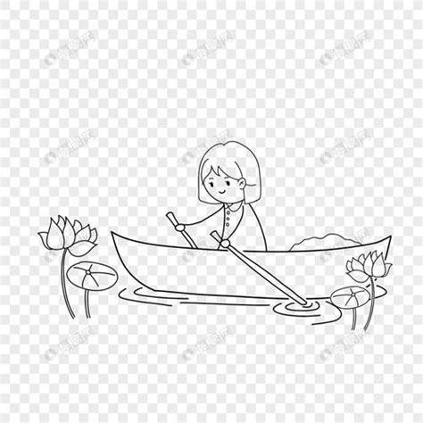 人划船图片,水中划船图片,一个人划船图片_大山谷图库