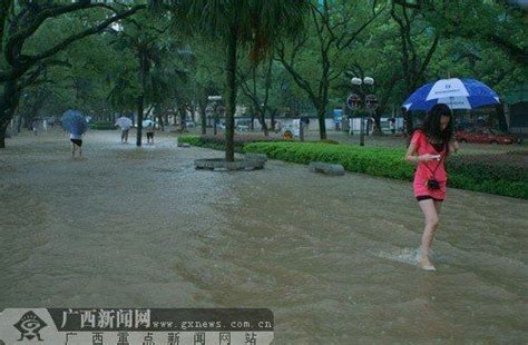 广西洪水暴涨 桂林市区部分街道被浸泡(组图)-新闻中心-南海网
