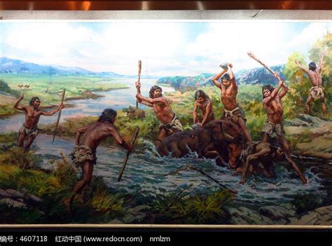 《古人类狩猎图》高清图片下载_红动中国