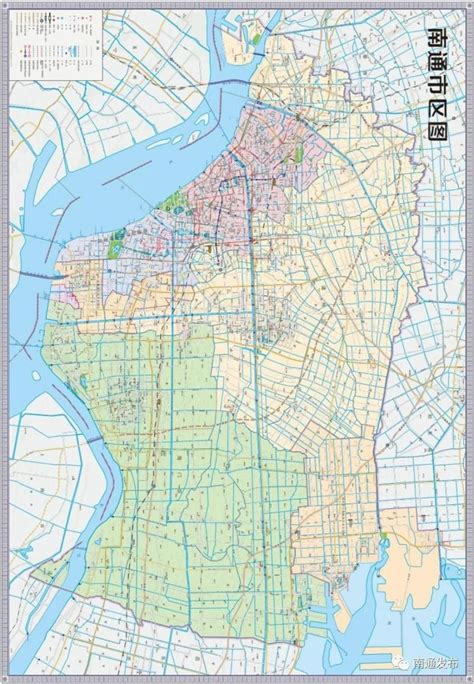 2020年最新南通市政区图、市区图公布- 南通本地宝