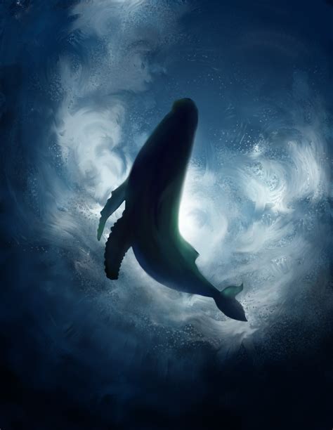鲸落|插画|绘本|Xian_鱼 - 原创作品 - 站酷 (ZCOOL)