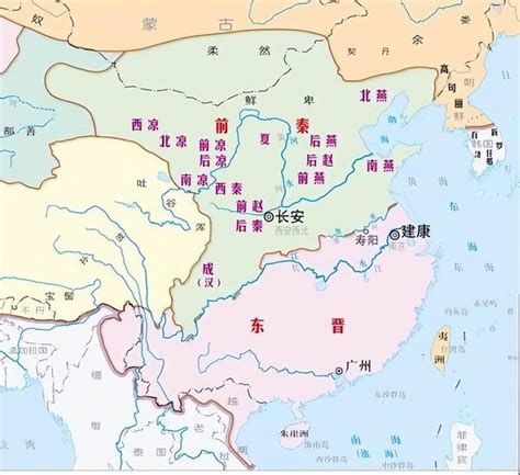 东晋十六国、南北朝，看似复杂的历史只要看一遍就能理清楚_前秦