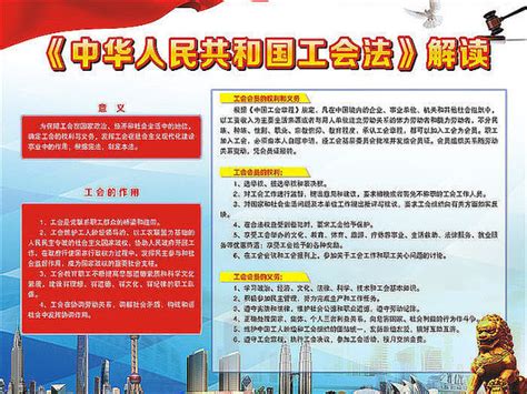 中华人民共和国工会法党建展板图片下载_红动中国