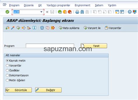 se38 abap editör | SAP UZMAN - SAP FI, SAP CO, SAP SD, SAP MM, SAP HR ...