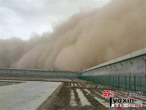 新疆喀什现强沙尘天气_新浪图片