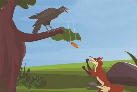 故事绘本-狐狸与乌鸦|插画|儿童插画|Anna_Lin_小雪龙 - 原创作品 - 站酷 (ZCOOL)