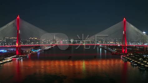 杨浦大桥夜景_3840X2160_高清视频素材下载(编号:7554080)_实拍视频_光厂(VJ师网) www.vjshi.com