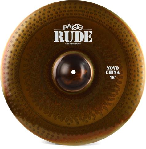 Paiste 18 inch RUDE Novo China Cymbal | Sweetwater