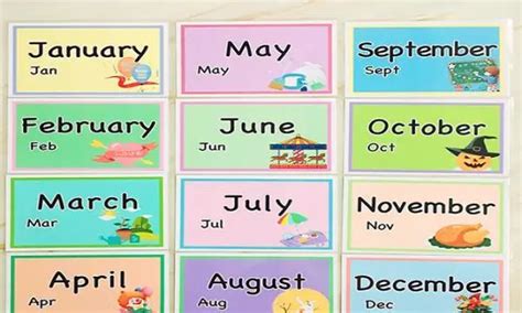 一年十二个月的英语单词怎么读 ,一年有十二个月份用英语怎么说 - 英语复习网