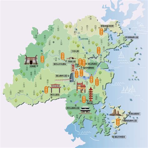 2013年福建全省地图-地图114网