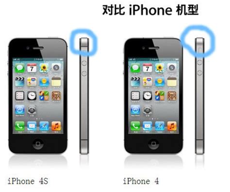 苹果4和4s的外观区别,苹果4与苹果4s区别_大山谷图库
