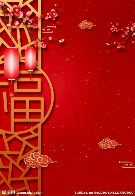 中国风红色背景设计图__PSD分层素材_PSD分层素材_设计图库_昵图网nipic.com
