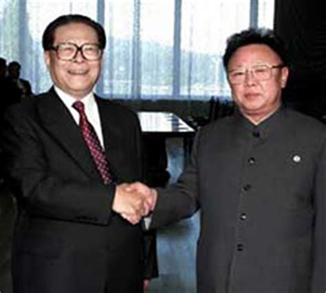 2001年9月江泽民访问朝鲜--时政--人民网