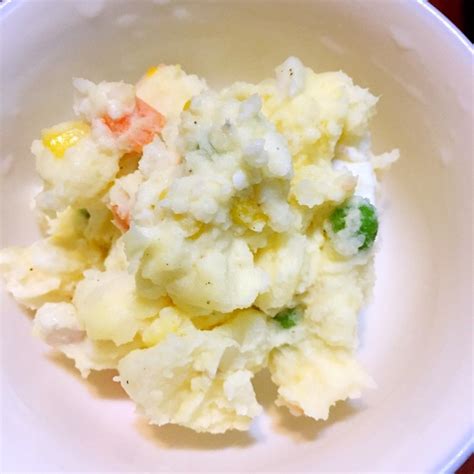 【土豆泥鸡蛋碎沙拉-快手简单-可做前菜，配菜，早餐的做法步骤图】小机智大可爱_下厨房