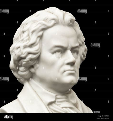 Bust of 18th century German composer Ludwig van Beethoven (1770-1827 Stock Photo - Alamy