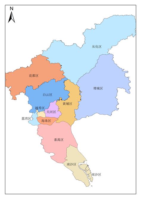 广州市标准地图