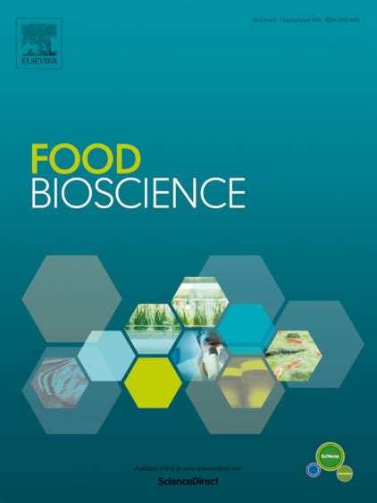 SCI期刊Food Bioscience影响因子提升到2.371-食品科学与技术国家重点实验室