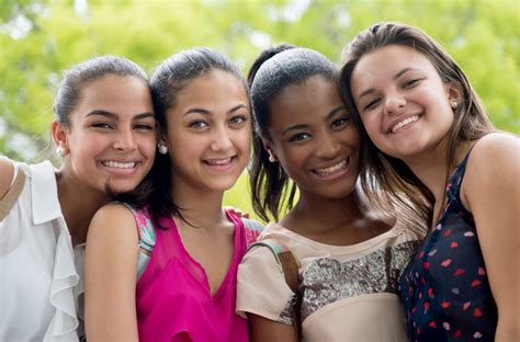 group of healthy teen girls Stock Photo: 78617040 - Alamy