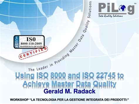 PPT - Using ISO 8000 and ISO 22745 to Achieve Master Data Quality ...
