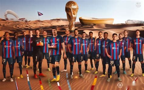 巴萨军团出征！巴萨官方晒队内17名球员参加世界杯海报_PP视频体育频道