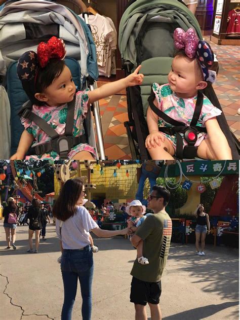 姚明一家三口游迪士尼幸福合影 6岁女儿身高惊人-中国网