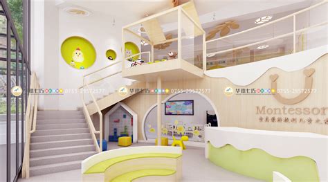 广州早教中心设计案例—【宾尼国际早教中心】|空间|室内设计|工装设计公司 - 原创作品 - 站酷 (ZCOOL)