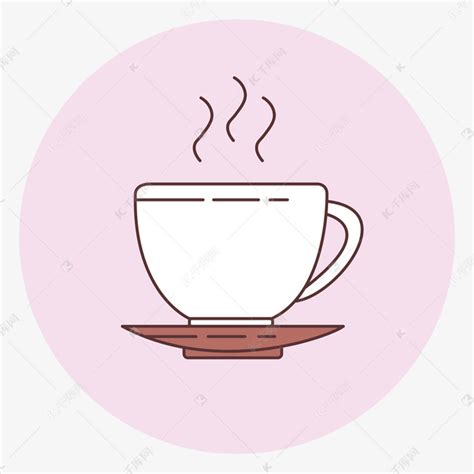 咖啡简笔图片-咖啡简笔图片素材免费下载-千库网