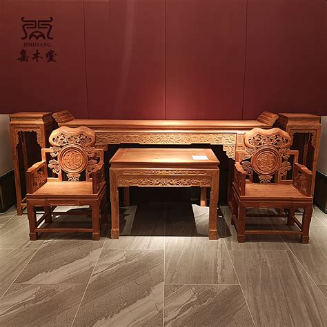 中堂，传统明式家具应用中唯一一例组合型家具！_扶手椅