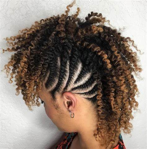 20 Best Twist Curl Mohawk Hairstyles