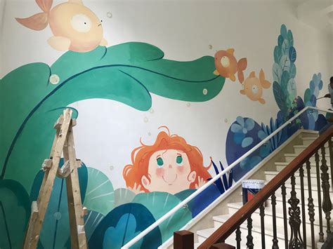 幼儿园墙绘作品|插画|新锐潮流插画|卓异艺术墙绘 - 原创作品 - 站酷 (ZCOOL)