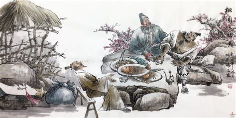 杨文森人物画《桃园三结义》-复圣轩字画
