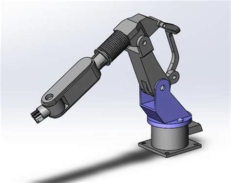SCARA Robotic旋转关节机械臂3D图纸 Solidworks设计 - KerYi