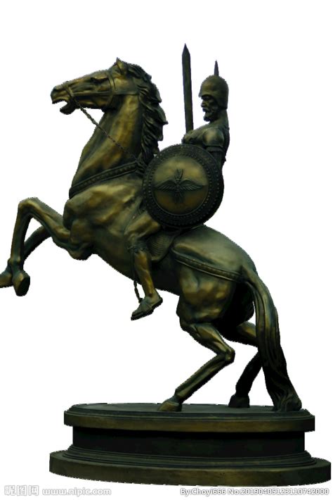 青铜骑士雕塑设计图__PSD分层素材_PSD分层素材_设计图库_昵图网nipic.com