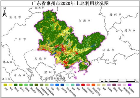 2020年广东省惠州市土地利用数据-地理遥感生态网