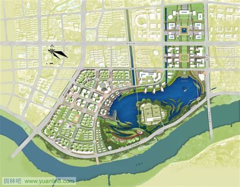 漳州碧湖生态园城市设计方案（图）-规划设计_园林吧