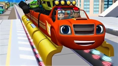 旋风战车队：飚速变身悬浮列车，带朋友追捕偷东西的贼！_腾讯视频