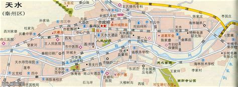 天水市区地图全图,,谷歌_大山谷图库